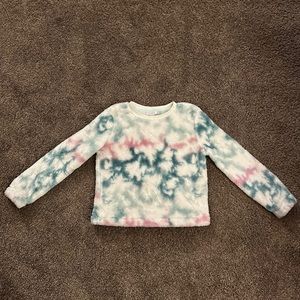 Cat and Jack fleece tye dye sweatshirt size 7/8